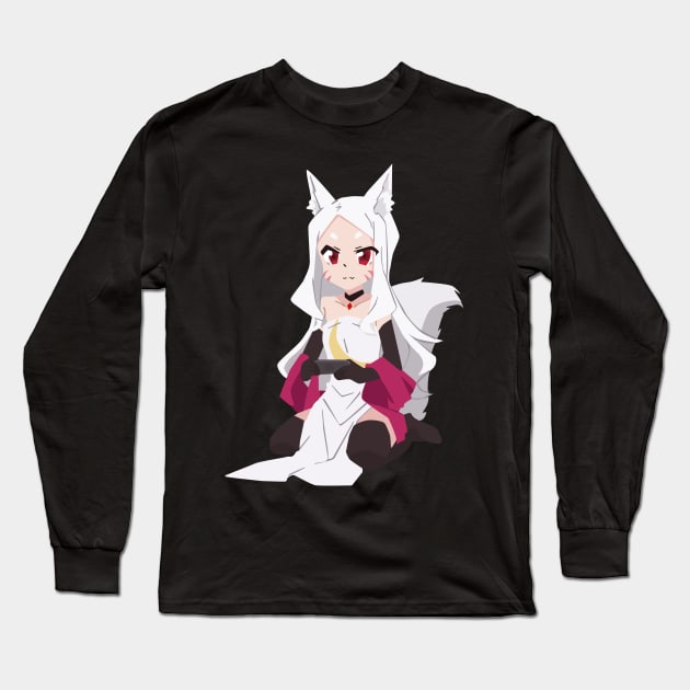 Sewayaki Kitsune no Senko-san x Shiro Anime Gift Long Sleeve T-Shirt by Dokey4Artist